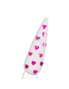 Glitter Xi Coração Rosa 1g - Coleção Quem Nunca INOCOS INOCOS Nail Art 2