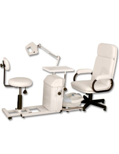 GRUPO PARA PEDICURE COMPLETO s/ Lupa Mobiliário Estética
