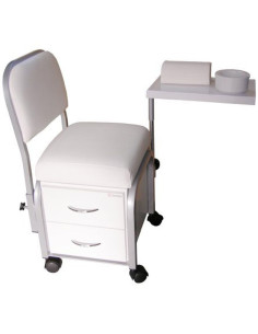 Conjunto de manicura con silla, cajones y mesa