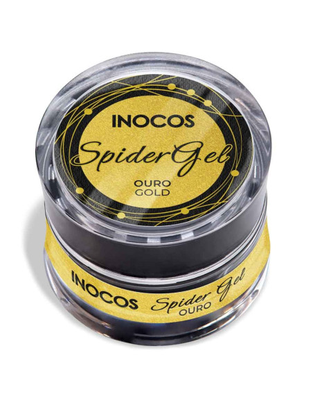 Spider Gel - Ouro Metálico - 5 ml - INOCOS Spider Gel