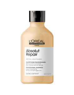 L'Oréal Professionnel Série Expert Absolut Repair Shampoo 300ml – Reestruturação e Hidratação Profunda para Cabelos Danificados