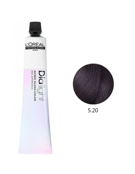 DiaLight 5.20 Castanho Claro Intenso L'Oreal Professionnel DiaLight L'Oreal