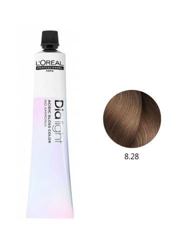 Dialight 8.28 Louro Nacarado Moca - L'Oreal Profissional DiaLight L'Oreal