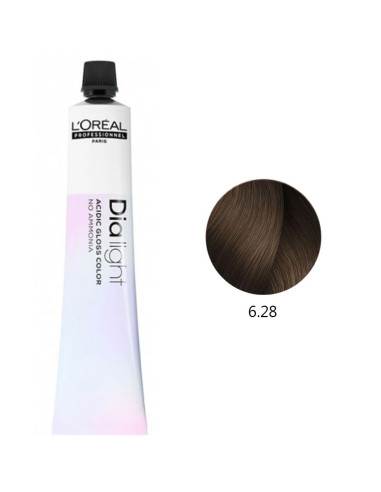 Dialight 6.28 Louro Escuro Iridescente Moca - L'Oreal Profissional DiaLight L'Oreal