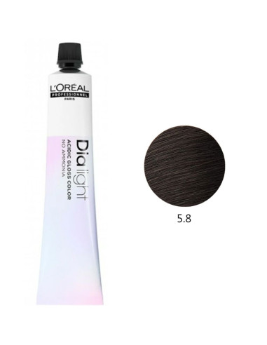 DiaLight 5.8 Castanho Claro Moca L'Oreal Professional DiaLight L'Oreal