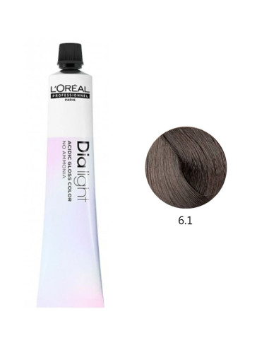 DiaLight 6.1 Louro Escuro Cendré L'Oreal Professional DiaLight L'Oreal