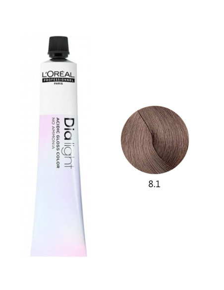 DiaLight 8.1 Louro Claro Cendré L'Oreal Profissional DiaLight L'Oreal