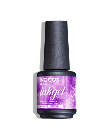 Verniz Efeito Aguarela Ink Gel Violeta 15ml - INOCOS INOCOS Complementos