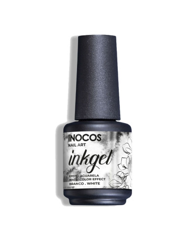 Verniz Efeito Aguarela Ink Gel Branco 15ml - INOCOS INOCOS Complementos