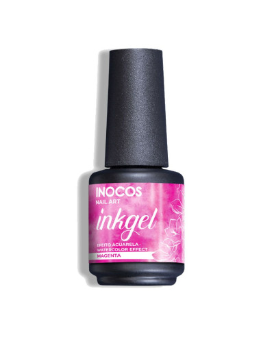 Verniz Efeito Aguarela Ink Gel Magenta 15ml - INOCOS INOCOS Complementos