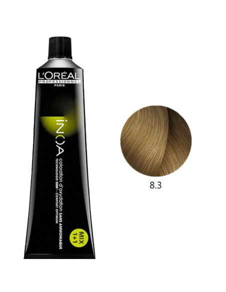 Inoa 8.3 Louro Claro Dourado 60g L'Oreal Profissional | lim Inoa L'Oreal