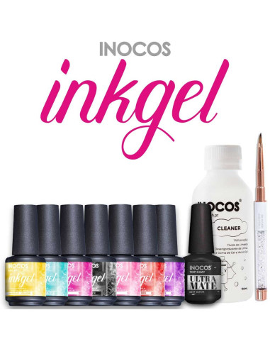 Coleção Verniz Ink Gel Inocos + Complementos INOCOS Complementos