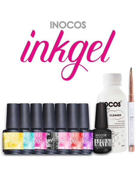 Coleção Verniz Ink Gel Inocos + Complementos INOCOS Complementos