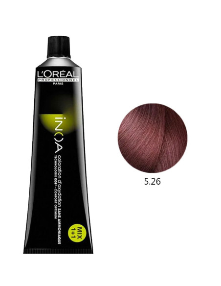 Inoa 5.26 Castanho Claro Irisado 60ml Loreal Profissional Inoa L'Oreal