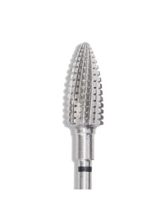 Broca Oval Carbono 6x15mm nº2- INOCOS Ponteiras para Broca de Unhas 2