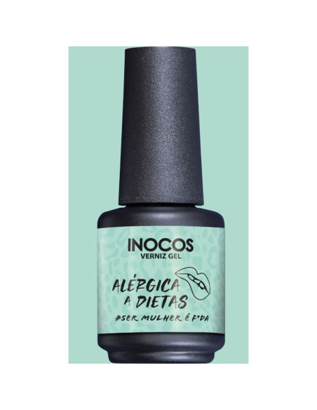 Verniz Gel Alérgica a Dietas 15ml - Ser Mulher é F*da INOCOS INOCOS Verniz Gel