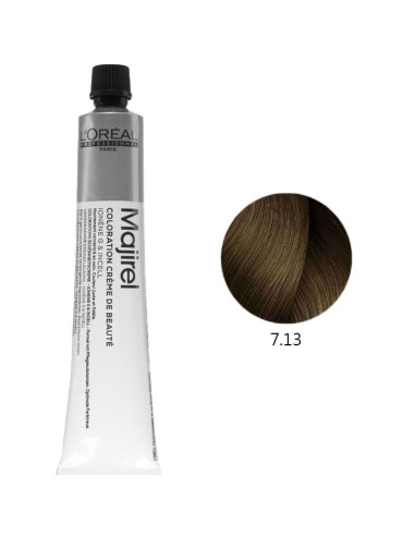 Majirel 7.13 Louro Cinza Dourado 50ml Loreal Profissional Majirel L'Oreal