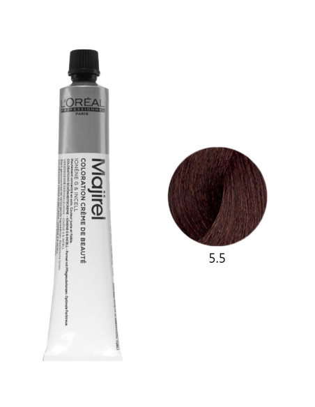 Majirel 5.5 Castanho Claro Acajou 50ml Loreal Profissional Majirel L'Oreal