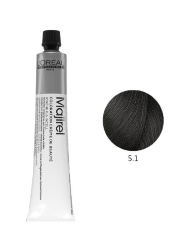 Majirel 5.1 Castanho Claro Cinza 50ml Loreal Profissional Majirel L'Oreal