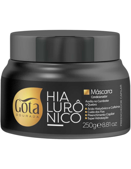 Máscara Preenchedora Hialurônico 250g  - Gota Dourada Gota Dourada