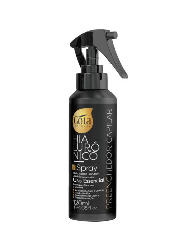 Spray Uso Essencial Preenchedor Hialurônico 120ml  - Gota Dourada Gota Dourada