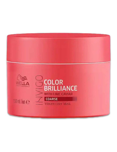 Máscara Cabelo Espesso Pintado Invigo Color Brilliance 150ml - Wella Wella Color Brilliance