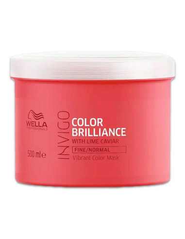 Máscara Cabelo Fino Pintado Invigo Color Brilliance 500ml - Wella Wella Color Brilliance