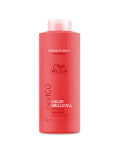 Condicionador Cabelo Fino Pintado Invigo Color Brilliance 1000ml - Wella Wella Color Brilliance