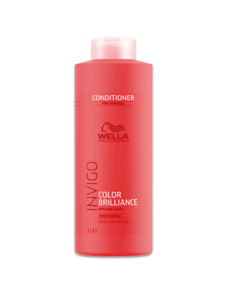 Condicionador Cabelo Fino Pintado Invigo Color Brilliance 1000ml - Wella Wella Color Brilliance