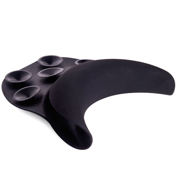 Rex protector de cuello negro con cinco ventosas