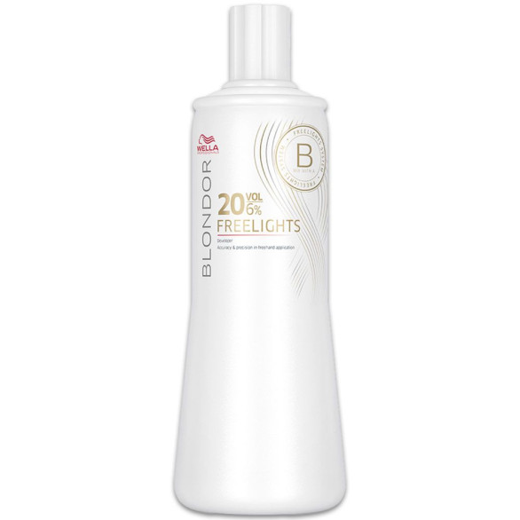 Oxidante Blondor Freelights Wella 20vol 1000 ml
