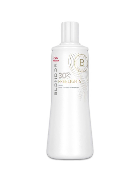 Oxidante Creme 30Vol. Blondor Freelights 1000ml - Wella Wella Oxidantes & Descolorantes