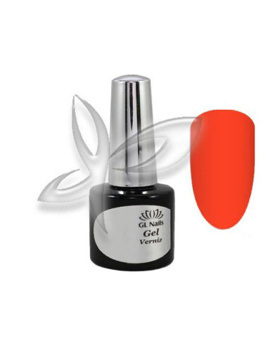 Verniz Gel Laranja 15ml - Gl Nails Verniz Gel     GLNAILS 