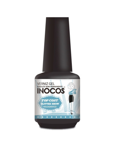 Top Coat Glitter Holográfico 15 ml Inocos INOCOS Complementos