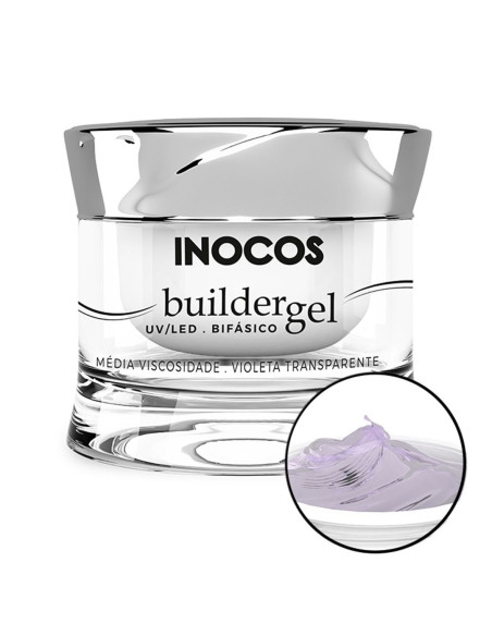 Gel Construção Violeta Transparente 50gr Inocos Gel Construção Média Viscosidade