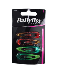 Horquillas BaByliss colores degradados con brillos 4 unidades