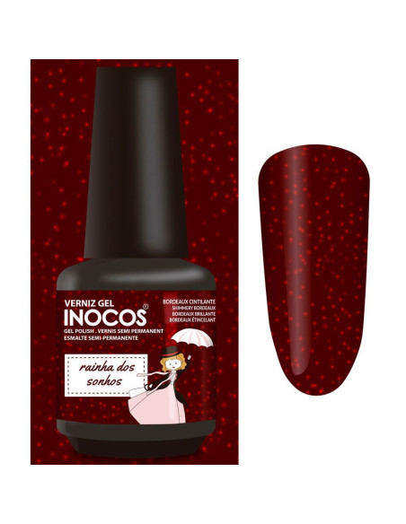 Rainha dos Sonhos Verniz Gel 15ml - Coleção Maria Popina - Inocos INOCOS Verniz Gel