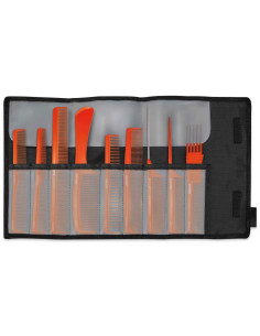 Estojo 9 Pentes A-Line Laranja - Jaguar Pentes de Cabelo