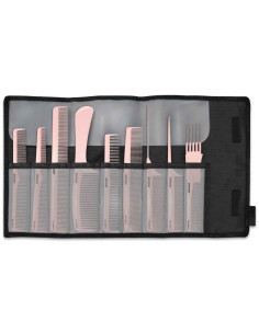 Estojo 9 Pentes A-Line Rosé - Jaguar Pentes de Cabelo
