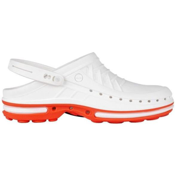 Zuecos WOCK Clog naranja/blanco