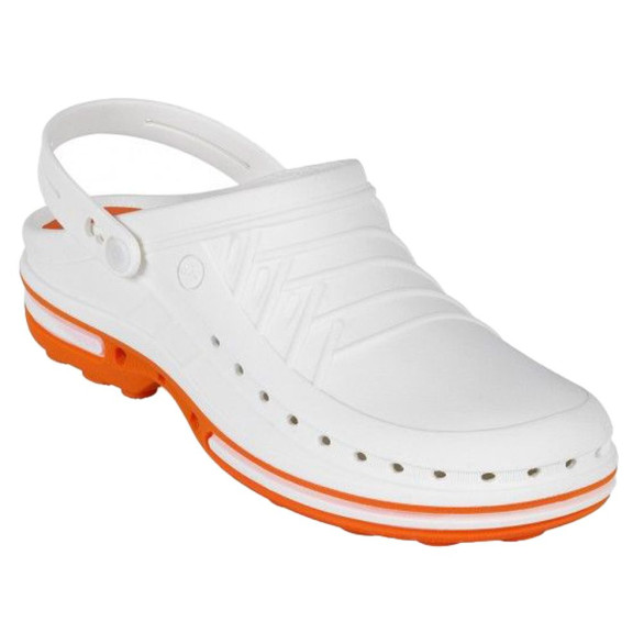 Zuecos WOCK Clog naranja/blanco