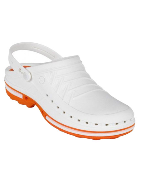 Zuecos WOCK Clog naranja/blanco