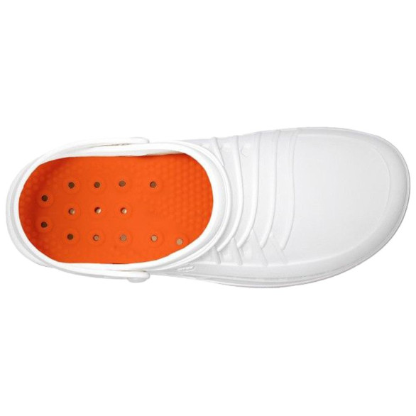 Zuecos WOCK Clog naranja/blanco