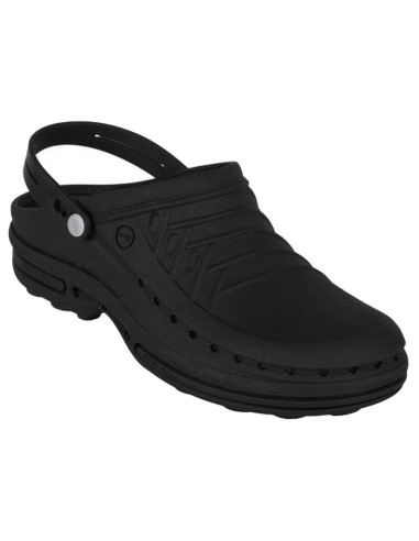 Socas Wock Clog Preto Crocs Hospitalares Wock Clog