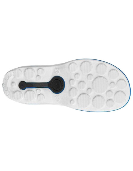 Socas Wock Clog Branco/Azul Crocs Hospitalares Wock Clog