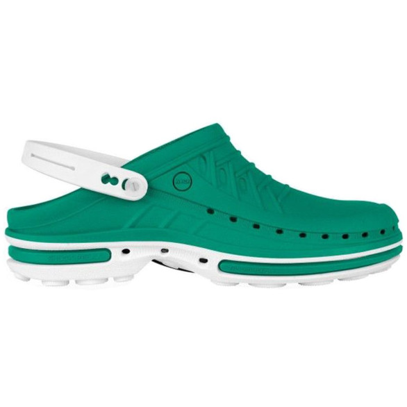 Zuecos WOCK Clog blanco/verde