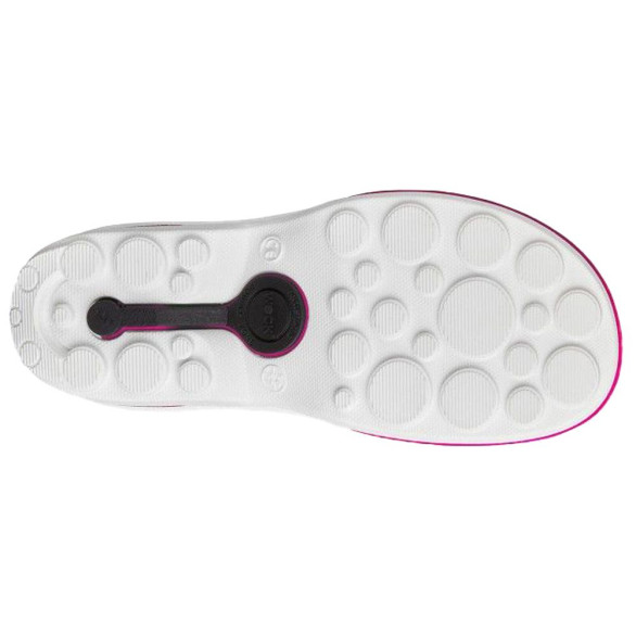 Zuecos WOCK Clog blanco/fucsia
