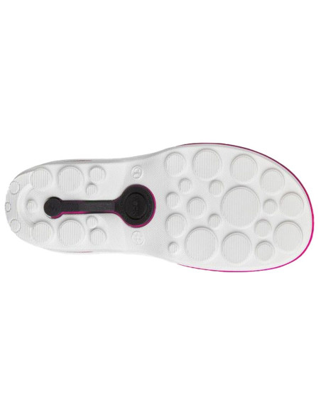 Zuecos WOCK Clog blanco/fucsia