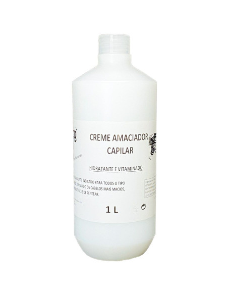 Creme Amaciador Branco 1L Profissional Shampoos e Cremes de Rampa 