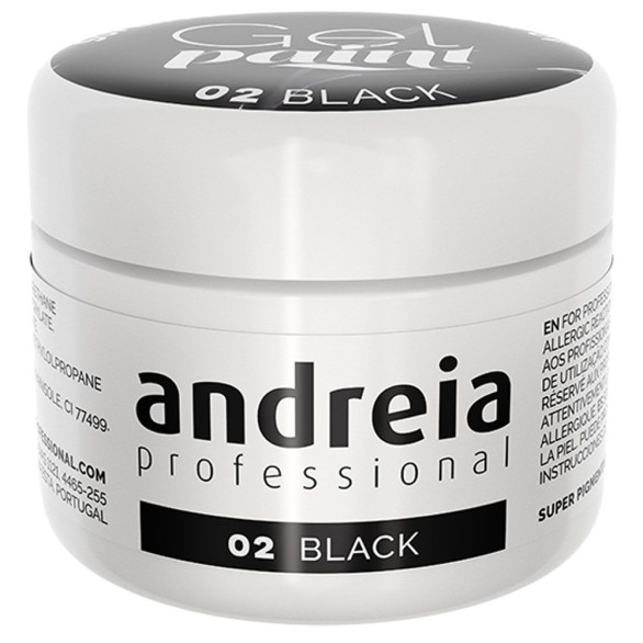 Andreia Gel Paint 02 Black